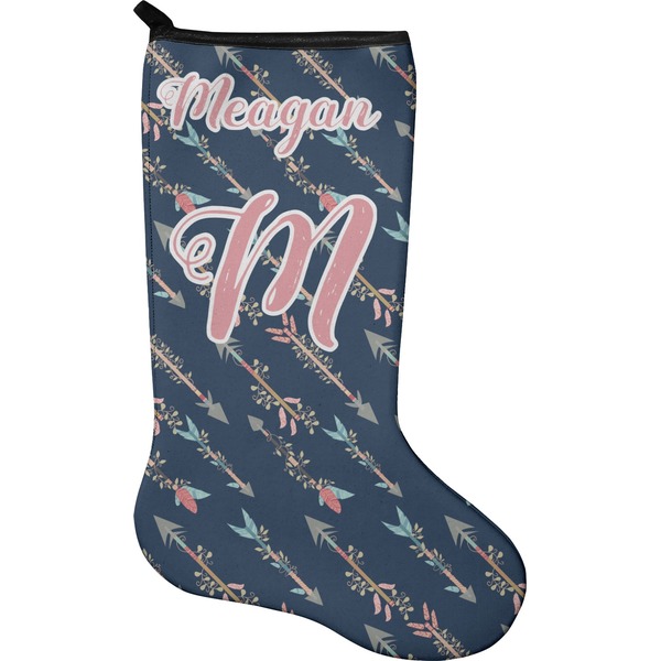 Custom Tribal Arrows Holiday Stocking - Neoprene (Personalized)