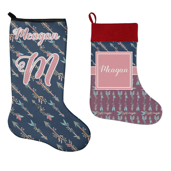 Tribal Arrows Stockings - Side by Side compare