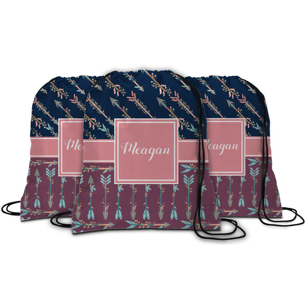 Tribal Arrows String Backpack - MAIN