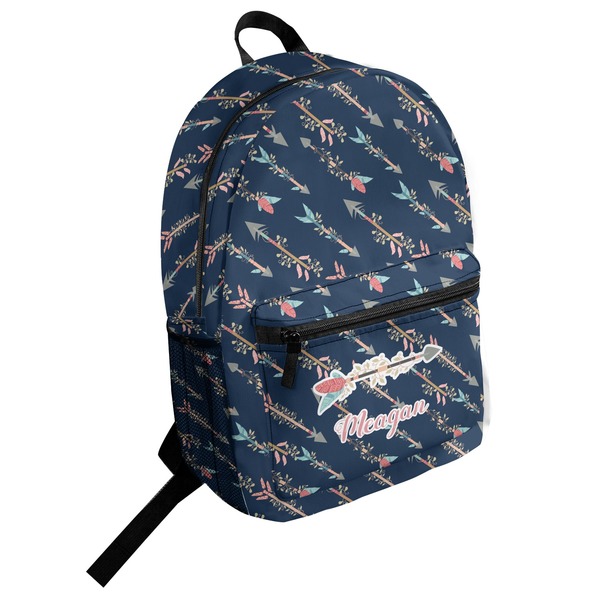 Custom Tribal Arrows Student Backpack (Personalized)
