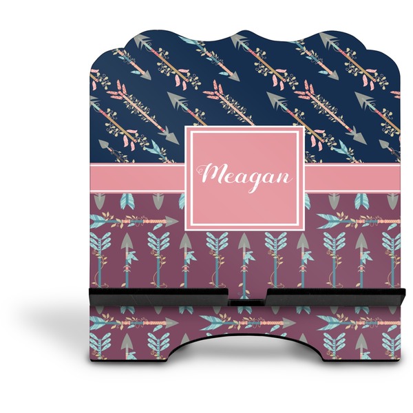 Tribal Arrows Stylized Tablet Stand - Front without iPad