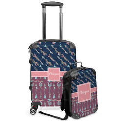 Tribal Arrows Kids 2-Piece Luggage Set - Suitcase & Backpack (Personalized)