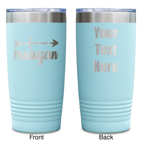 Tribal Arrows Teal Polar Camel Tumbler - 20oz -Double Sided - Approval
