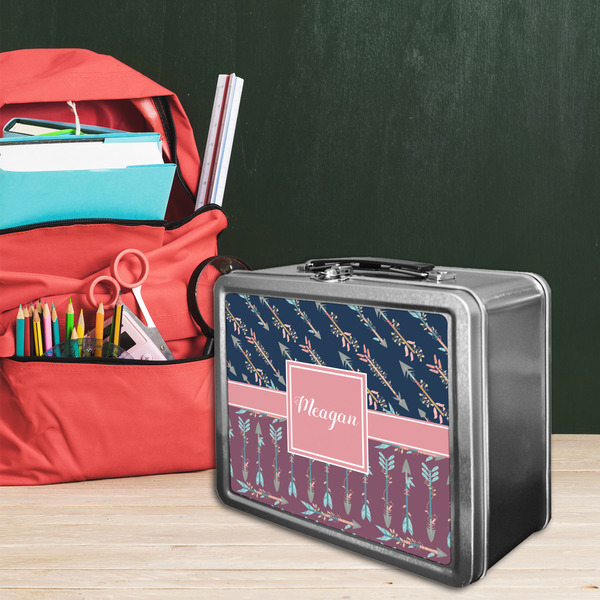 Tribal Arrows Tin Lunchbox - LIFESTYLE