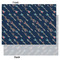 Tribal Arrows Tissue Paper - Heavyweight - Large - Front & Back