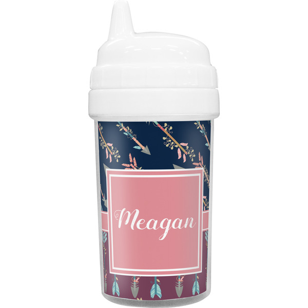 Custom Tribal Arrows Toddler Sippy Cup (Personalized)