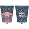 Tribal Arrows Trash Can White - Front and Back - Apvl