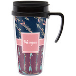 Tribal Arrows Acrylic Travel Mug with Handle (Personalized)