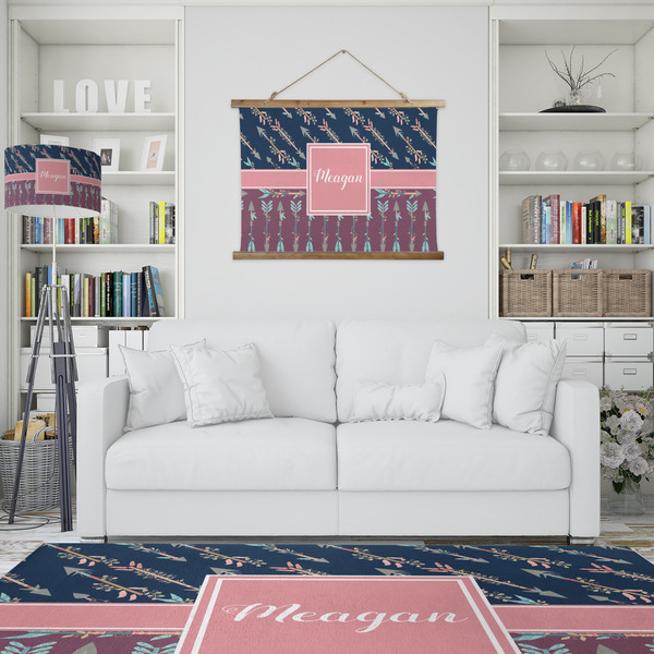 Tribal Arrows Wall Hanging Tapestry - IN CONTEXT