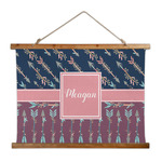 Tribal Arrows Wall Hanging Tapestry - Wide (Personalized)