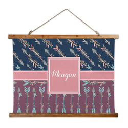 Tribal Arrows Wall Hanging Tapestry - Wide (Personalized)