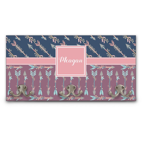 Custom Tribal Arrows Wall Mounted Coat Rack (Personalized)