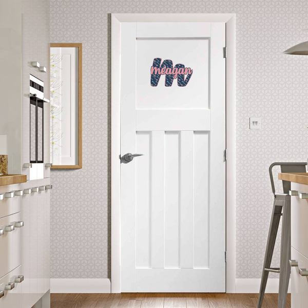 Tribal Arrows Wall Name & Initial Medium on Door