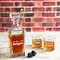 Tribal Arrows Whiskey Decanters - 30oz Square - LIFESTYLE