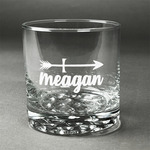 Tribal Arrows Whiskey Glass - Engraved (Personalized)