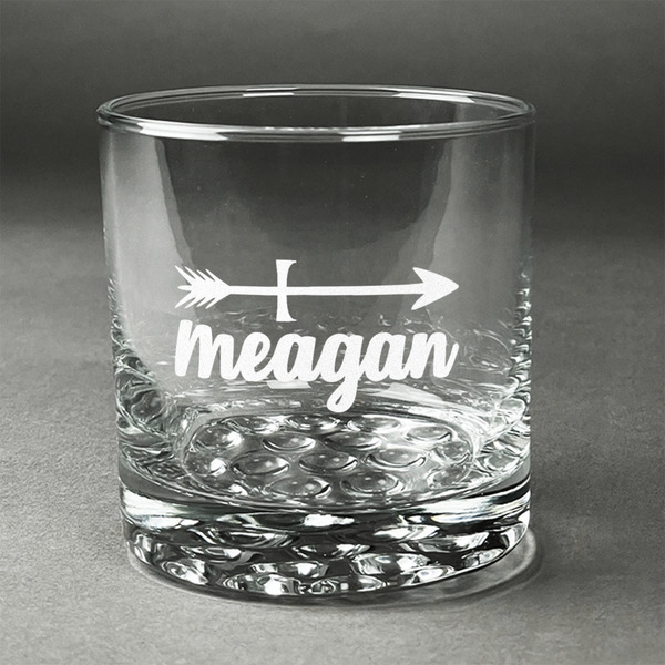 Custom Tribal Arrows Whiskey Glass - Engraved (Personalized)