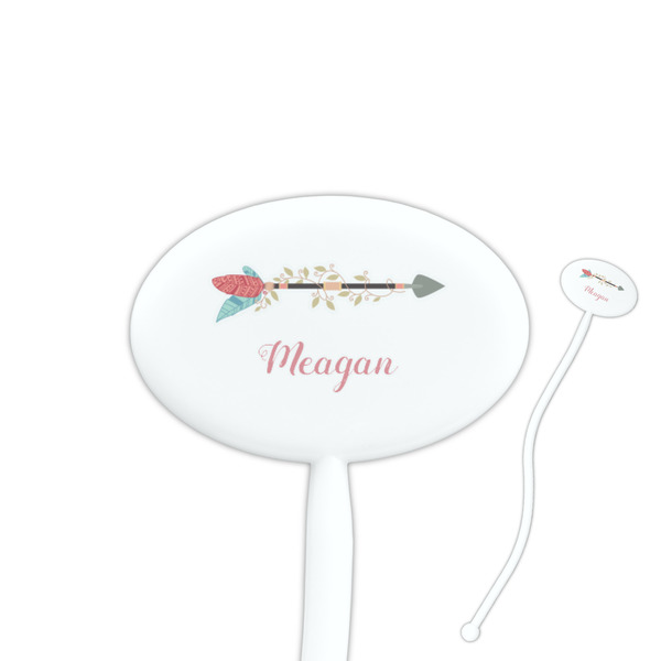 Custom Tribal Arrows Oval Plastic Stir Sticks (Personalized)