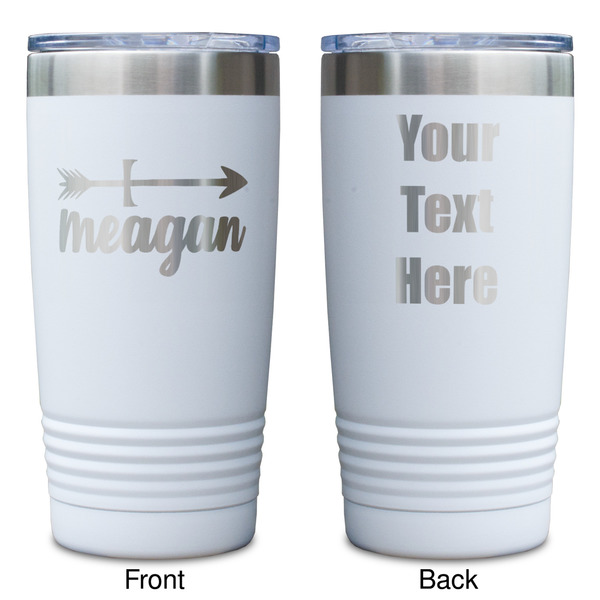 Tribal Arrows White Polar Camel Tumbler - 20oz - Double Sided - Approval