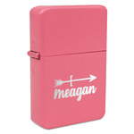 Tribal Arrows Windproof Lighter - Pink - Double Sided (Personalized)
