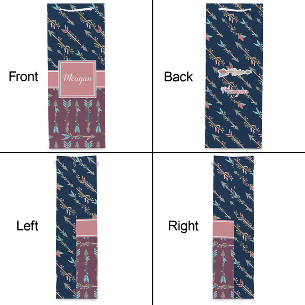 Tribal Arrows Wine Gift Bag - Matte - Approval