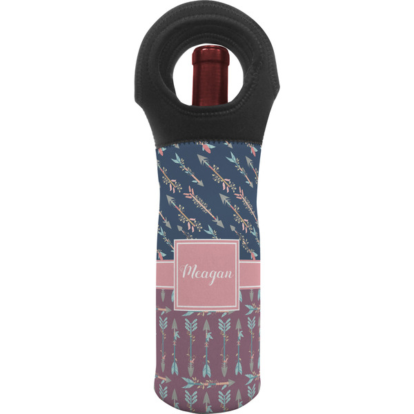 Custom Tribal Arrows Wine Tote Bag (Personalized)