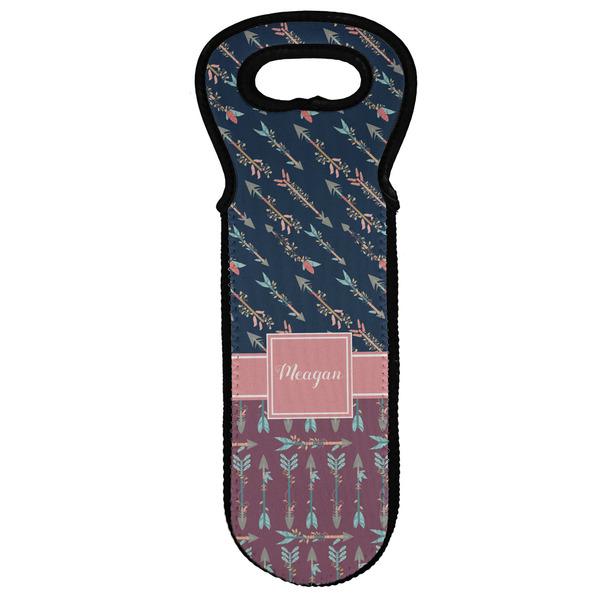 Custom Tribal Arrows Wine Tote Bag (Personalized)