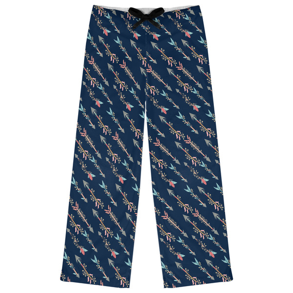 Custom Tribal Arrows Womens Pajama Pants - M