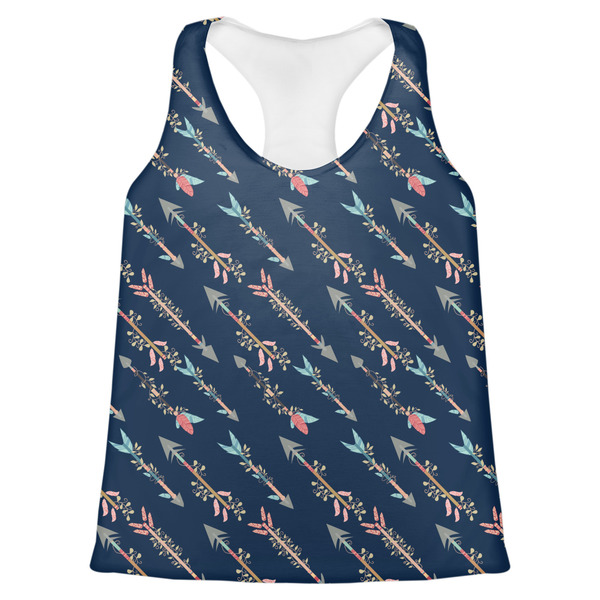 Custom Tribal Arrows Womens Racerback Tank Top - 2X Large