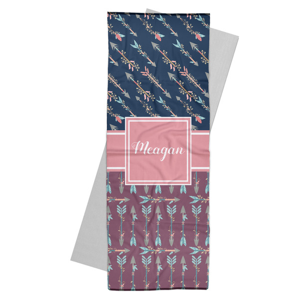 Custom Tribal Arrows Yoga Mat Towel (Personalized)