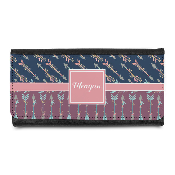Custom Tribal Arrows Leatherette Ladies Wallet (Personalized)