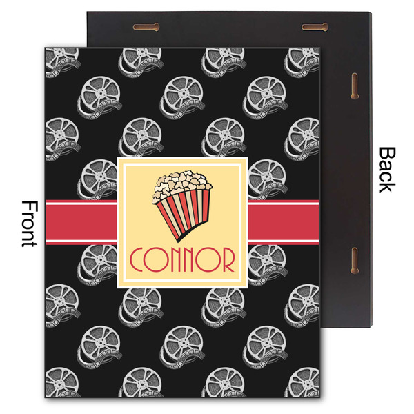 Movie Theater 11x14 Wood Print - Front & Back View