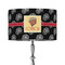 Movie Theater 12" Drum Lampshade - ON STAND (Fabric)
