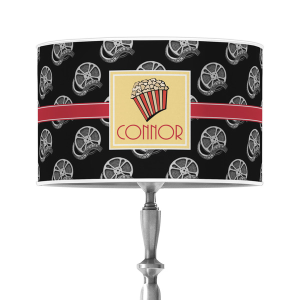 Custom Movie Theater 12" Drum Lamp Shade - Poly-film (Personalized)