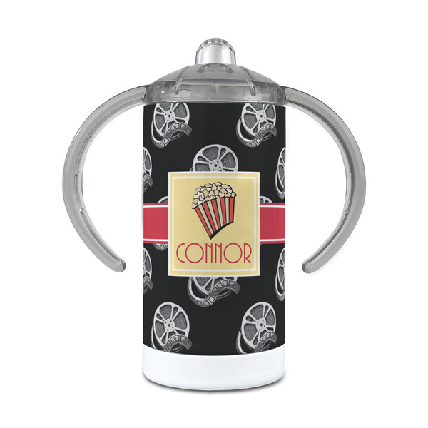 Custom Movie Theater 12 oz Stainless Steel Sippy Cup (Personalized)