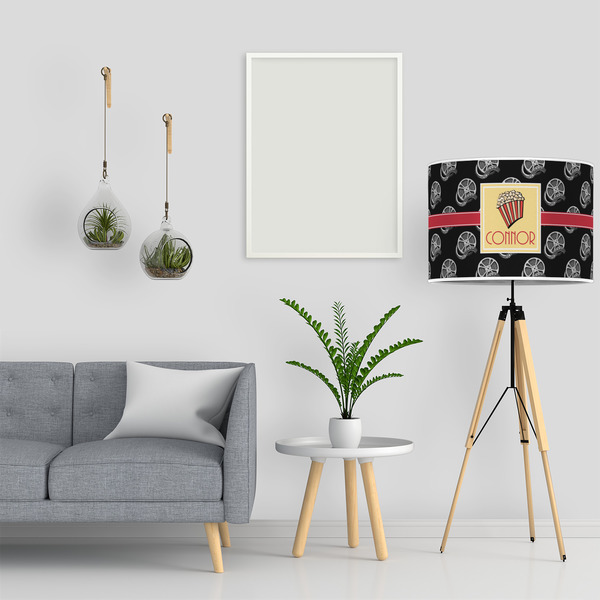 Movie Theater 16" Drum Lampshade - LIFESTYLE