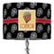 Movie Theater 16" Drum Lampshade - ON STAND (Fabric)