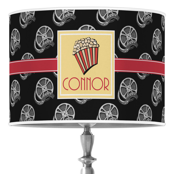 Custom Movie Theater 16" Drum Lamp Shade - Poly-film (Personalized)