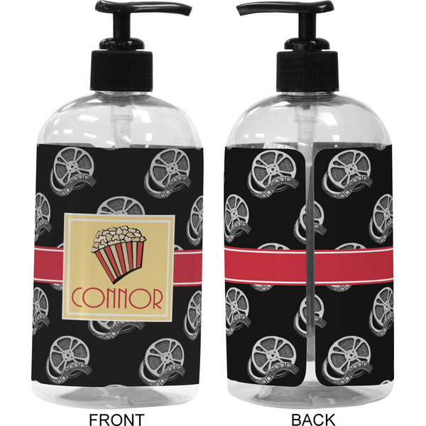 Movie Theater 16 oz Plastic Liquid Dispenser (Approval) - Black