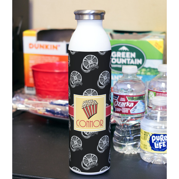 Movie Theater 20oz Water Bottles - Full Print - In Context