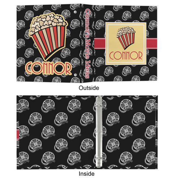Movie Theater 3 Ring Binders - Full Wrap - 1" - APPROVAL