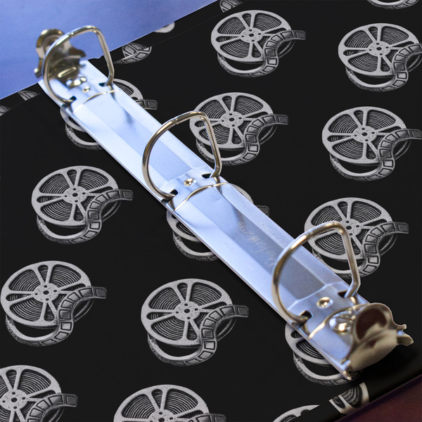 Movie Theater 3 Ring Binders - Full Wrap - 1" - DETAIL