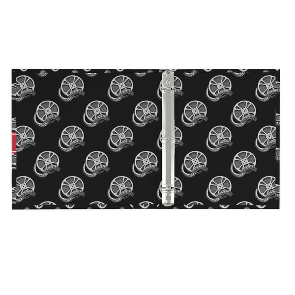 Movie Theater 3 Ring Binders - Full Wrap - 1" - OPEN INSIDE