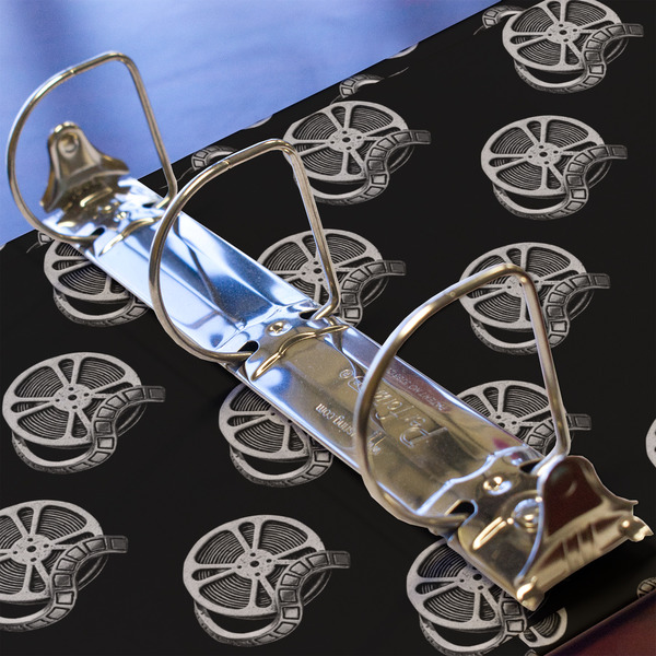 Movie Theater 3 Ring Binders - Full Wrap - 2" - DETAIL