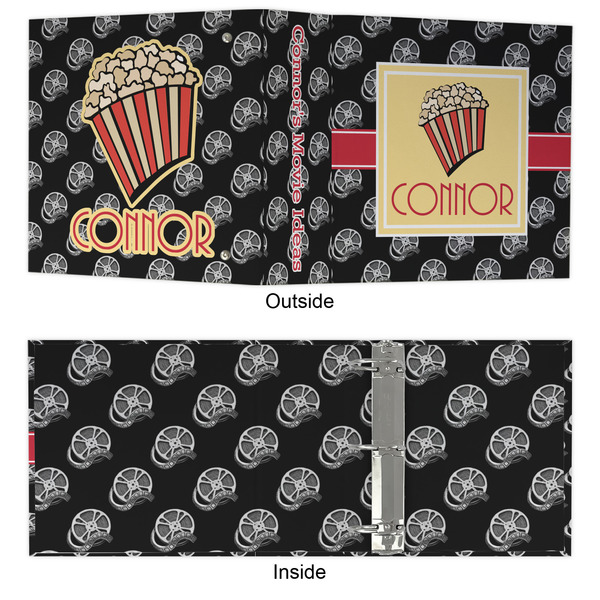 Movie Theater 3 Ring Binders - Full Wrap - 3" - APPROVAL
