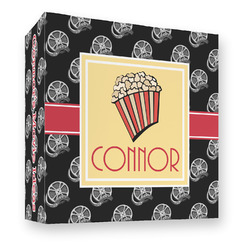 Movie Theater 3 Ring Binder - Full Wrap - 3" (Personalized)