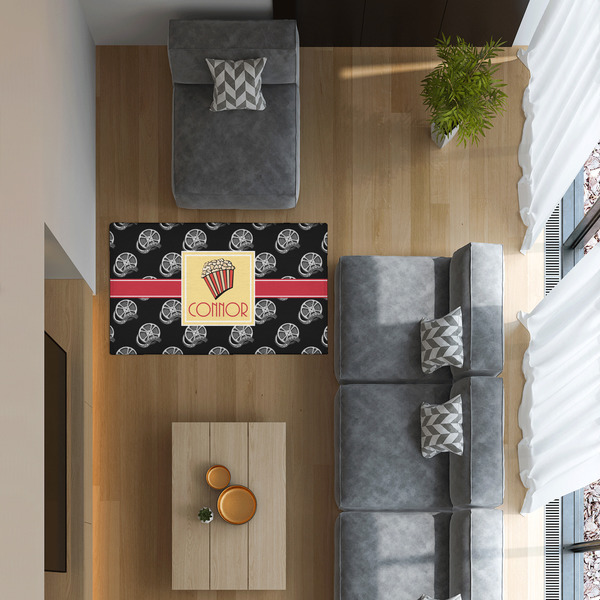 Movie Theater 3'x5' Indoor Area Rugs - IN CONTEXT