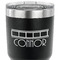 Movie Theater 30 oz Stainless Steel Ringneck Tumbler - Black - CLOSE UP
