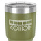 Movie Theater 30 oz Stainless Steel Ringneck Tumbler - Olive - Close Up