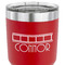 Movie Theater 30 oz Stainless Steel Ringneck Tumbler - Red - CLOSE UP