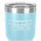 Movie Theater 30 oz Stainless Steel Ringneck Tumbler - Teal - Close Up